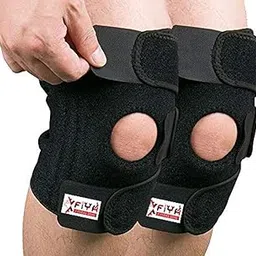 FIYA FITNESS ZONE Neoprene Knee Belt For Joint Pain Relief Women&Men For Ligament Injuries,Knee Pain,&Support,Free Size (Pack Of 2),Arthritis-image-61