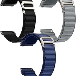 CERLINK 22mm Smart Watch Strap With Alpine Loop For Noise Colorfit Ultra/Oneplus 46mm/Samsung Galaxy Watch 3 45mm/Realme S/S Pro/ & With All 22mm Watches-picture-17