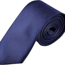 bureaucrat Exclusive Premium Mens Necktie, Navy Blue Micro Self Silk Necktie Formal/Casual Necktie For Men (3 Inches wide)-picture-32