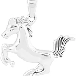 hiflyer jewels Horse Design Pendant With Chain In 925 Sterling Silver | 925 Stamp Jewelry | Gifts For Him/Her-picture-48