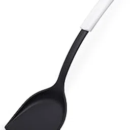 Fackelmann Arcadalina Food Grade Nylon Chinese Turner/Flipper | High Temperature Resistant Upto 210°C | Dishwasher Safe| BPA Free | Ideal for Non-Stick, Stir, Mix, Flip & Serve - 30 cm, Black-picture-15