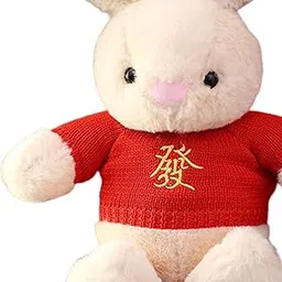 Bnf® Lovely Red Sweater Stuffed Rabbit Doll Plush Toy 15.8inch Tall Durable Style A Baby | Toys for Baby | Plush Baby Toys-picture-12