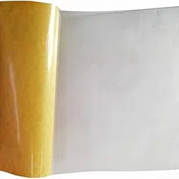 High Temperature Thin Transparent Silicone Rubber Sheet with Adhesive, 60 A Durometer, 0.04" Thickness, 6.3" Width, 11.8" Length-picture-18