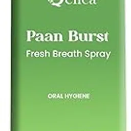 Qelica Instant Mouth Freshener Spray - 150+ Sprays, Natural Extracts, Long-Lasting Fresh Breath for All Day, Kissing Mouth Spray for Couples, Non-Alcoholic, Perfect for Smokers, 10gm (Paan Brust)-image-1