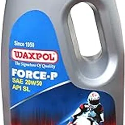 Waxpol Force P 4T 20W-50 API-SL (4 Stroke Engine Oil) - 1.2 L specially recommended for Hero, Honda, Bajaj, TVS, Mahindra, Suzuki, Pulsar and other 4-Stroke Motorcycles-picture-14