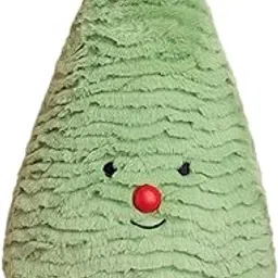 MYADDICTION Christmas Tree Throw Pillow Cute Holiday Home Decor for Office Couch Bedroom 20cm Light Green-image-64