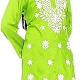 baraji Women’s Reyon Straight Kurti with Chikankari Embroidery | Elegant White Thread Work Kurta for Women | Ethnic Kurti for Daily, Office & Festive Use-picture-48