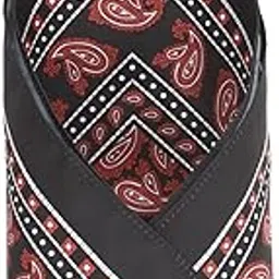 peter england Men Polyester Formal Maroon Pocket Square, Multicolour, Free Size-picture-23