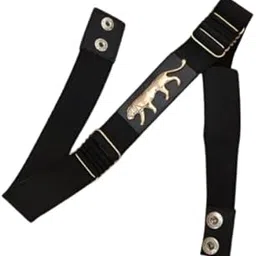 Latest Stylish Belt for Women Dresses Jeans Skirts Hip Saree Belt Western Traditional (Black) (Black tiger)-image-77