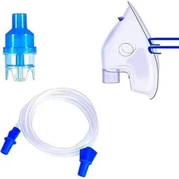 Luxus Adult Mask Kit with Air Tube, Medicine Chamber and Adult Mask (Transparent)-picture-58