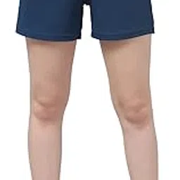 pacheriya Women's Polyester and spendex Fabric Solid Casual Shorts with Pockets Ideal for Summer Wear-picture-28