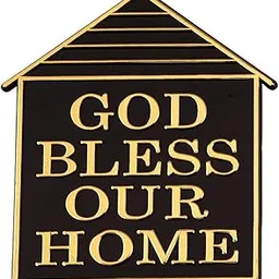 Blessings Brown God Bless Our Home 12.5 CM Plastic Sticker-picture-33