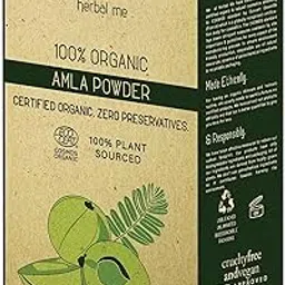 HM HERBAL ME Amla Powder For Skin & Hair 100% Certified Organic - 120 gms-picture-10