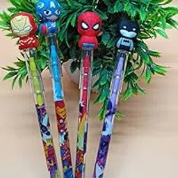 Tera13 Birthday Return Gifts Pencil Set for Boys(4 Pcs) Pencil for Kids,Stack Pencil,Writing&Drawing Pencil for School,Return Gifts Stationary Items, image 1