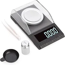 amiciTools High Precision LCD Digital Scale 200 g/0.006g Powder Gold Jewelry Medicinal Herbs Weighing Electronic Pocket Scales with 2xAAA Battery (200g) image 1
