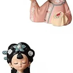 CALANDIS Chinese Palace Girl Figurine Home Living Room Cookie Fruit Candy StyleA | Figurines-picture-34