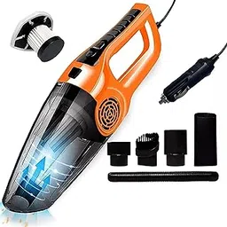 ExceLanz Portable Ultra Car Vacuum Cleaner with Powerful Suction for Car with Anti-Bacterial Cleaning-picture-26