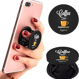 eggshell® Mobile Holder Mobile Stand Premium Super Matt Finish Effect Mobile Back Holder (Mobile Selfie Finger Grip) with Expanding Stand for All Smartphones & Tablets (Mobile Selfie Finger Grip)-picture-22