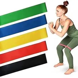 Resistance Bands Mini Loop Set Hip Toning Exercise Band for Gym Equipment with Home Workout Set of - 5-picture-31