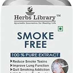 Smoke Free Capsules for Men (Pack of 1, 60 Capsule)|Herbal Supplement with Ayurvedic Extracts Helps Maintain Respiratory Wellness and Lung Health Helps Manage Cravings and Detox-picture-66