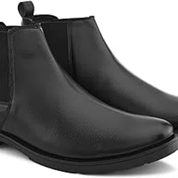 stanphord Men's Midnight Classic Chelsea Slip-On Formal Office Ankle Stylish Casual Wear Boot for Man-picture-51