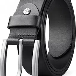 urban alfami Urban Men's Genuine Leather Black belt for mens - casual, formal - genuine leather belt for men TMBK-04-picture-37