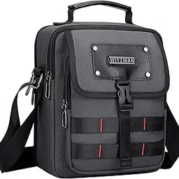 witzman Crossbody Bag for Men Lightweight Man Purse Messenger Bag Casual Satchel Nylon Shoulder Bag for Work Traveling-picture-34