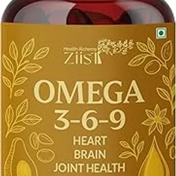 Ziist Omega 3-6-9 Supplement for Heart, Brain and Joint Support 60 Capsules-picture-43
