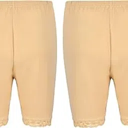 snowball Stylish Lace Cycling Shorts/Safety/Slip/Yoga PlusSize Shorts for Women/Girls Combo-picture-40