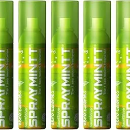 Spraymintt Mouth Freshener | 175+ sprays of instant long lasting with Zero Calories Freshness | SAUNFSHIVER flavour | 15gm - Pack of 5-picture-18