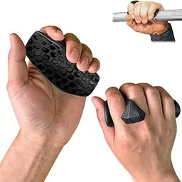 cuts Rubber Gym Grips Weight Lifting Grips for Men & Women, Anti Slip Workout Grip for Hand Protection, Weightlifting Grips for Workout, Dumbbell Gripper, Deadlift Grip Pad (1 Pair)-picture-30