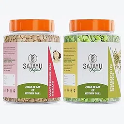 Watermelon seed 250 GM +Pumpkin Seed 250 GM | SATAYU Organic seeds Watermelon seed & Pumpkin Seed | Combo pack of Watermelon seeds & Pumpkin Seeds-picture-22