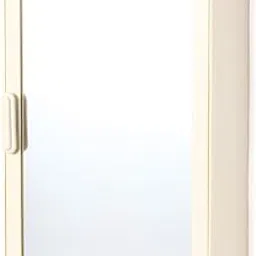 Noble Single Door Premium Plastic Bathroom Cabinet with Mirror in Glossy Finish Ivory 10 x 4 x 14 inch-picture-22