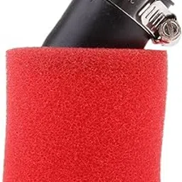 SECRET DESIRE Red 32mm Angle Bent Foam Air Filter Pod Cleaner for Pit Quad Dirt Bike ATV Buggy|Motors|Parts & Accessories|ATV Parts|Intake & Fuel Systems|Air Filters & Parts-image-87
