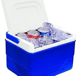 GION Multi Storage Insulated Chiller Ice Box Ice Packs Portable Ice Bucket for Travel Party Picnic Bar Ice Cubes, Cold Drinks, Medical Purpose (1Pcs) (25 Liter, Blue)-image-3