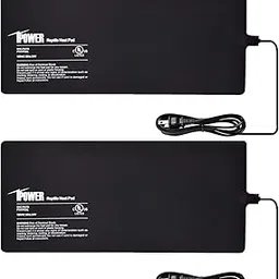 iPower 2-Pack 8 by 18-Inch Reptile Heating Pad Terrarium Heater Under Tank Heat Mat for Small Animals, Black-picture-46
