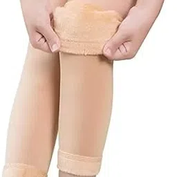 1 Pair Winter Warm Leg Warmers Soft Thermal Knee Pads Warmers Super Soft Fluff Leg Sleeves Knee Brace Wrap Skiing Cycling Camping Runing Arthritis Tendonitis Knee Pads for Men Women-picture-28