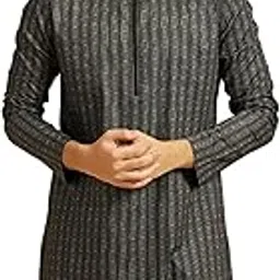 diwas by manyavar Men's Cotton Printed Kurta (1pc)-picture-49