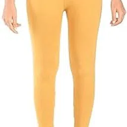 Churidaar Legging for Womans and Girls/Women's Cotton Leggings | Soft, Stretchable & Comfortable, Perfect for Casual, Gym, Yoga Finest Fabric(Golden)-image-20