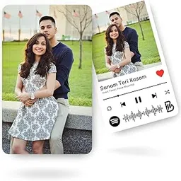 Brandian One Wallet Card Customised Wallet Cards Customised Crafting Memories in Every Gift With Spotify Song Photo Card and Music Player Design In Backside, Special Thanksgiving Gift-picture-53