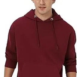 urbano fashion Men's Cotton Solid Oversized Hooded Neck Sweatshirt-picture-55
