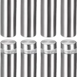 uxcell Glass Standoff Mount Stainless Steel Wall Standoff Holder Advertising Nails 12mm Dia 43mm Length 8 Pcs-image-12