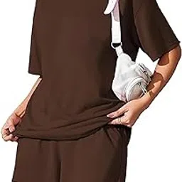 Women's Cotton Night Suit Set of Top & Shorts | Short Cute Pajama & Top Night Dress || Everyday Nightwear Set-image-58