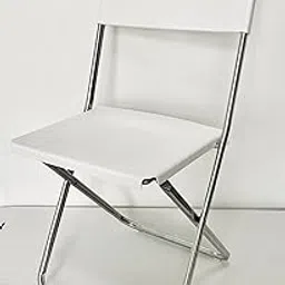 Ikea Metal Gunde - Folding Chair, White, 875 Grams-picture-15