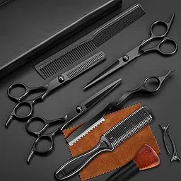 Professional Hair Cutting Scissors Sets, Stainless Steel Barber Supplies, Straight Scissors, Thinning Scissors, Hair Thinning Knife, Multifunctional Salon Scissors Tools Gifts for Mom and Friends-picture-41