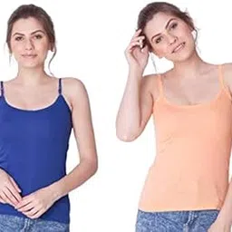 rylie Women's Ladies Innerwear Cotton Camisole Adjustable Strap Slips.-picture-17