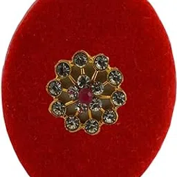 Handmade Fancy Stone stud Work Saree pin Brooch for Women Jewellery Latest Stylish Crystal Unisex Floral Shape Brooch for Women/Girls (sku-bro2820)-image-78