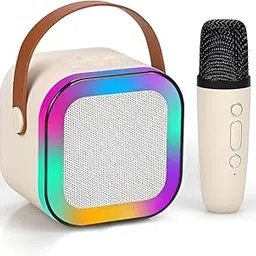 Wireless Bluetooth Karaoke Speaker for Kids & Adults – Portable Speaker with Dynamic Lights, Built-in Microphone, for Girls, Boys & Toddler-image-14
