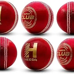 HEEGA Super Club Natural RED 4 pc Leather Ball (Pack of 6)-picture-59
