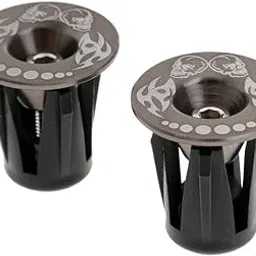 Segolike 1Pair Bike MTB Road Bicycle Aluminum Alloy Handlebar Grips Handle Bar Cap End Plugs - silver grey-picture-17